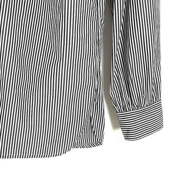 J. Crew Ruffle-Front Classic-Fit Boy Shirt in Stripe - Picture 6 of 12